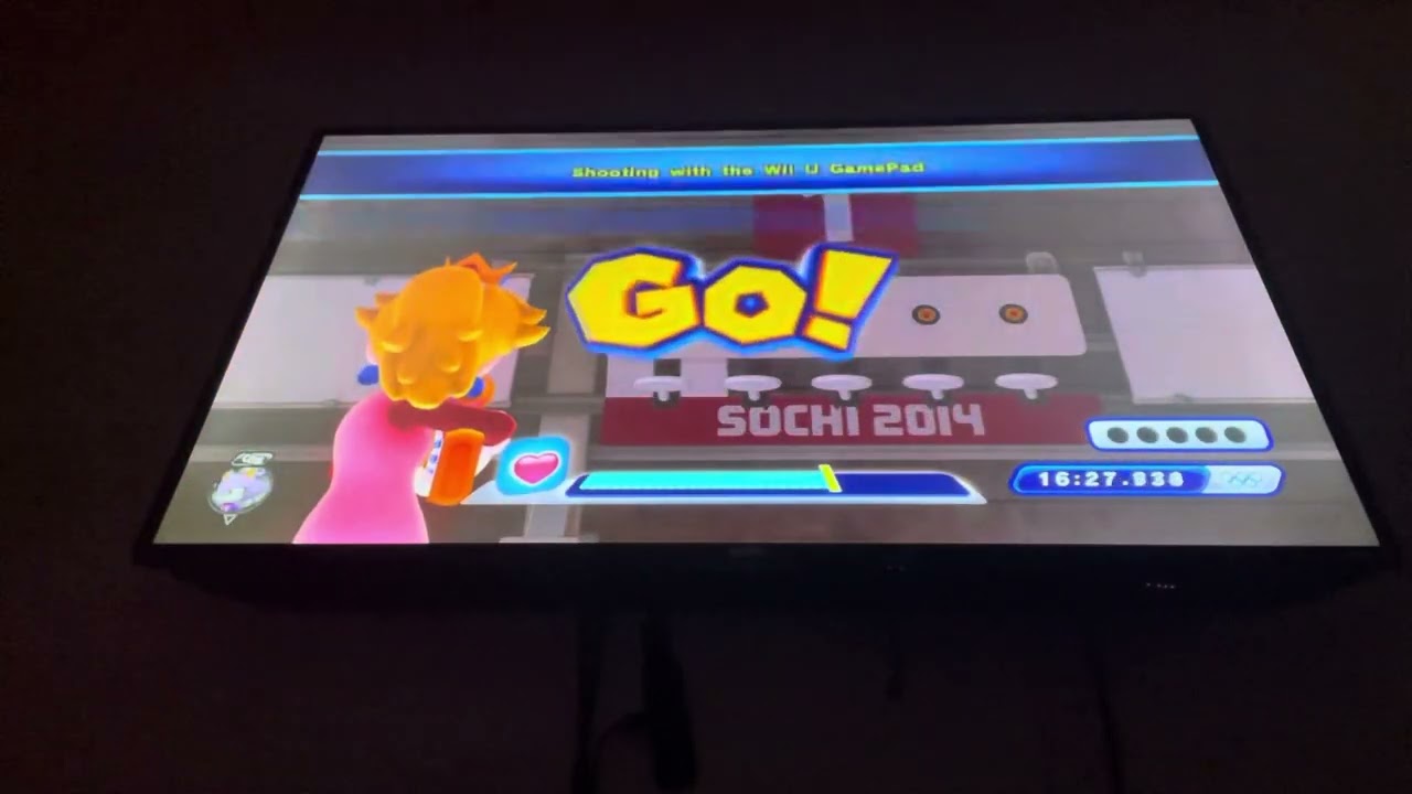 Mario & Sonic at the Sochi 2014 Olympic Winter Games - Peach in Biathlon