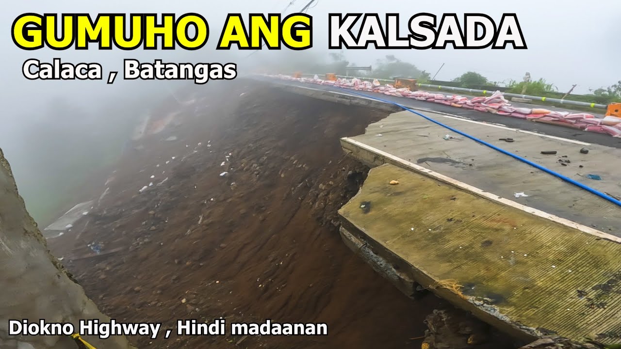 ROAD UPDATE SA DIOKNO HIGHWAY PASSABLE NGA BA SA MGA SASAKYAN ? CALACA BATANGAS