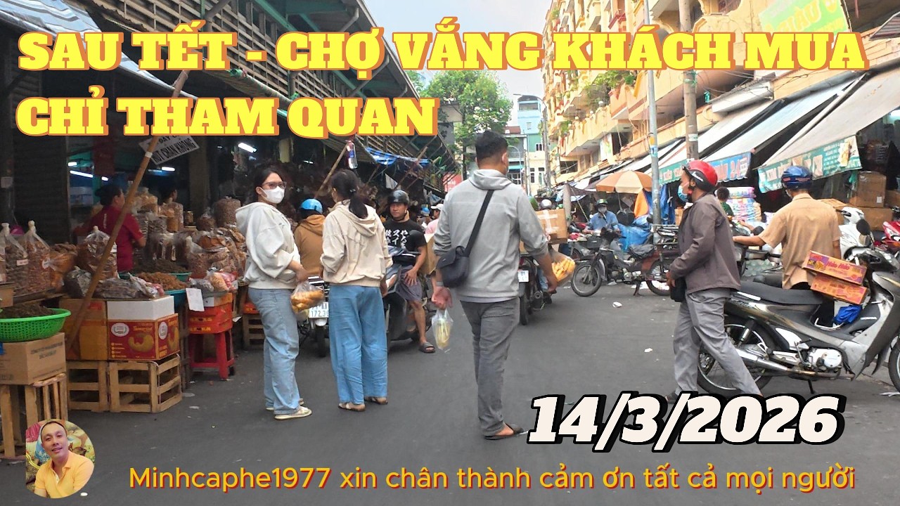 CẢ KHU CHỢ..NHĂNG RĂNG..NGỒI NGÁP RUỒI...14/3/2026