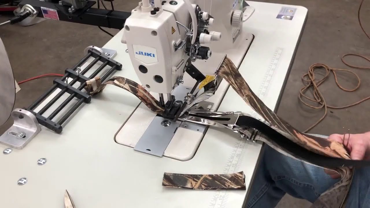 Juki 3578 with Belt Folder Setup with Winder