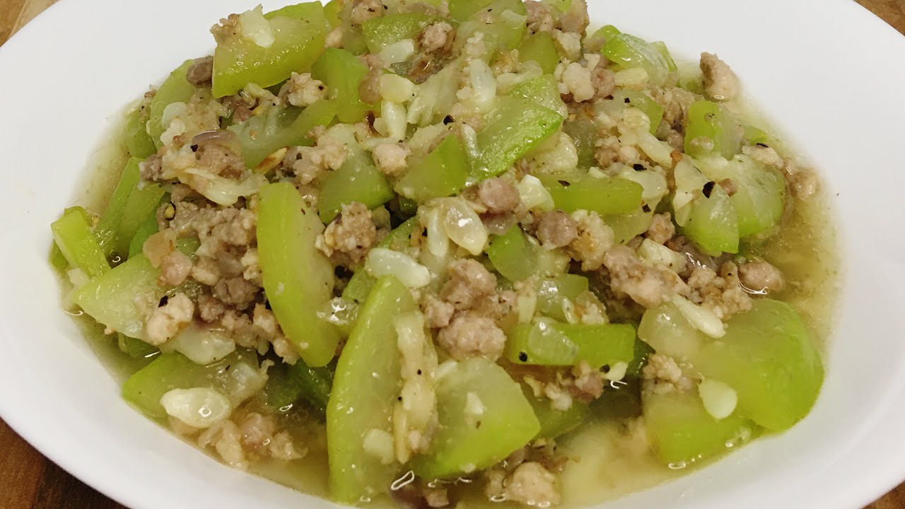 GINISANG UPO WITH MINCED PORK | GINISANG UPO | HOW TO COOK SAUTÉED BOTTLE GOURD WITH MINCED PORK