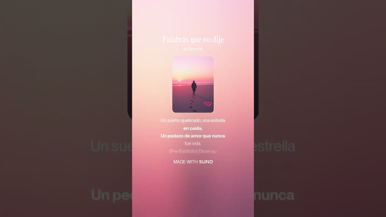 Palabras que no dije - Laury Lod (by SUNO)