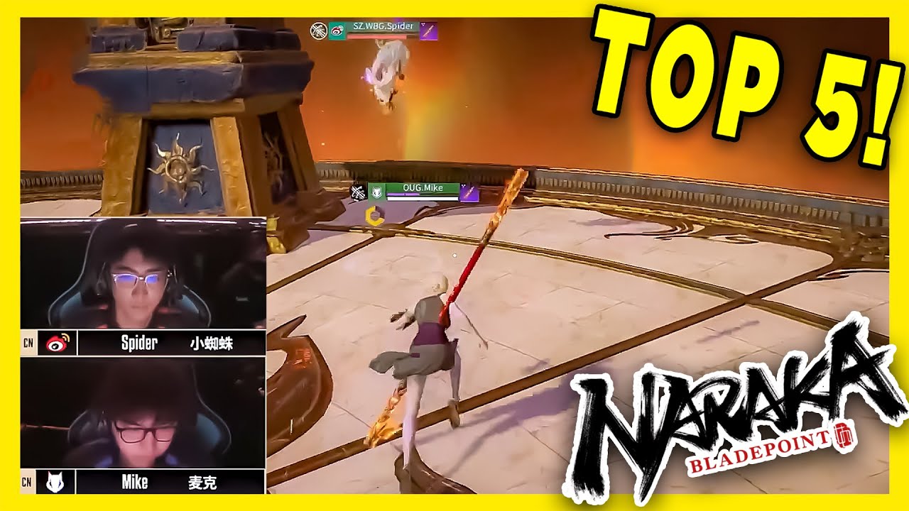 Naraka Bladepoint: Top 5 J Cup Solo Grand Finals Highlights Mike vs Spider