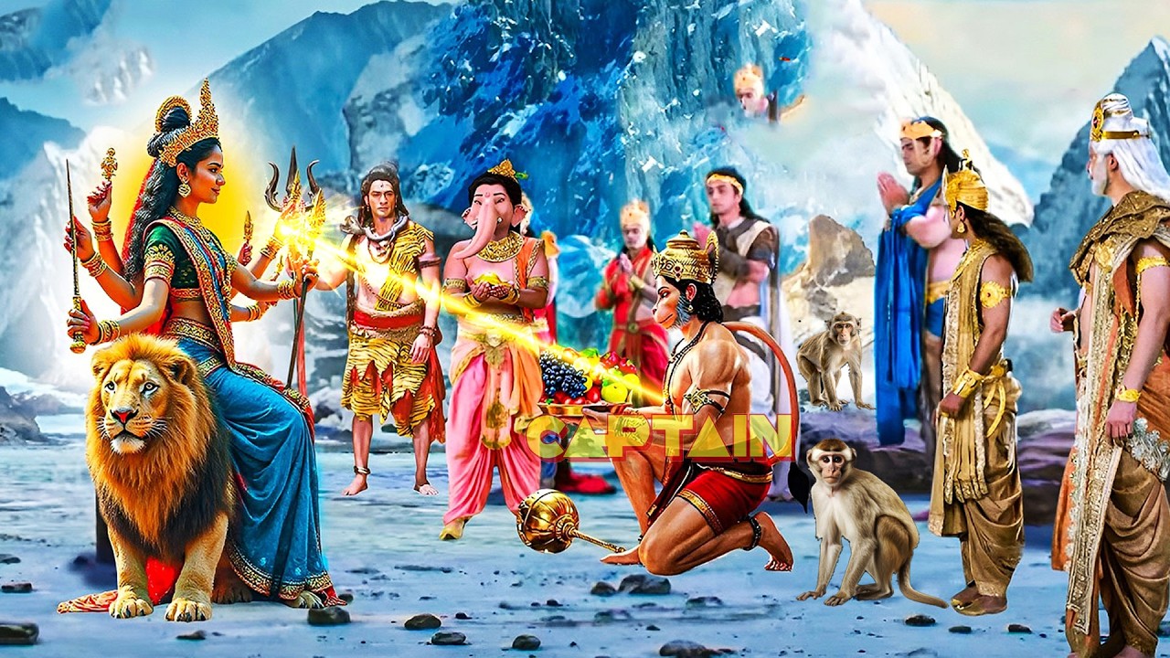 जब माँ दुर्गा से मिलने कैलाश पहुचे महाबली हनुमान | विघ्नहर्ता गणेश #phoolwa
