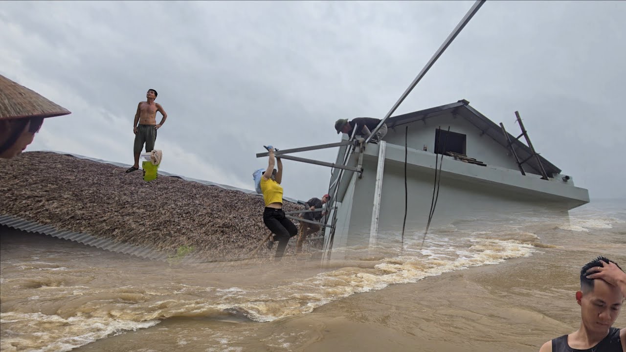 The homeowner has a headache because of this weather.