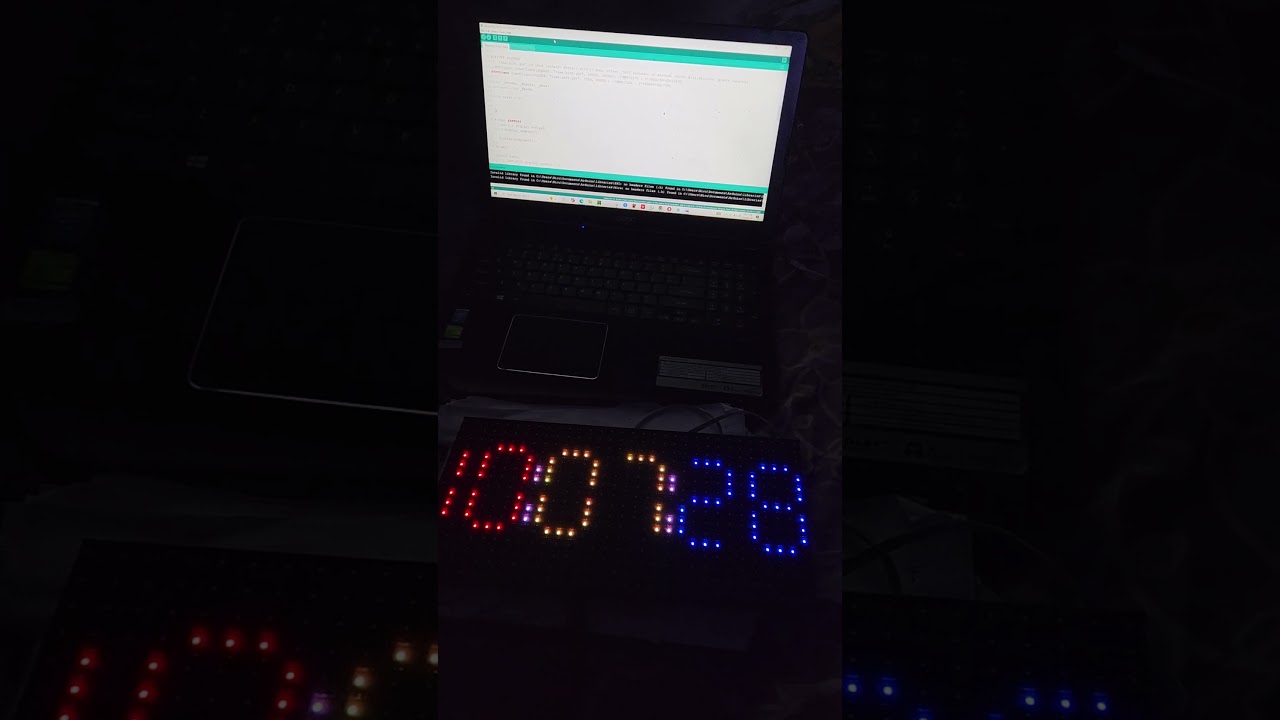 Zmiana zegara NTP na wyświetlaczu P10 RGB