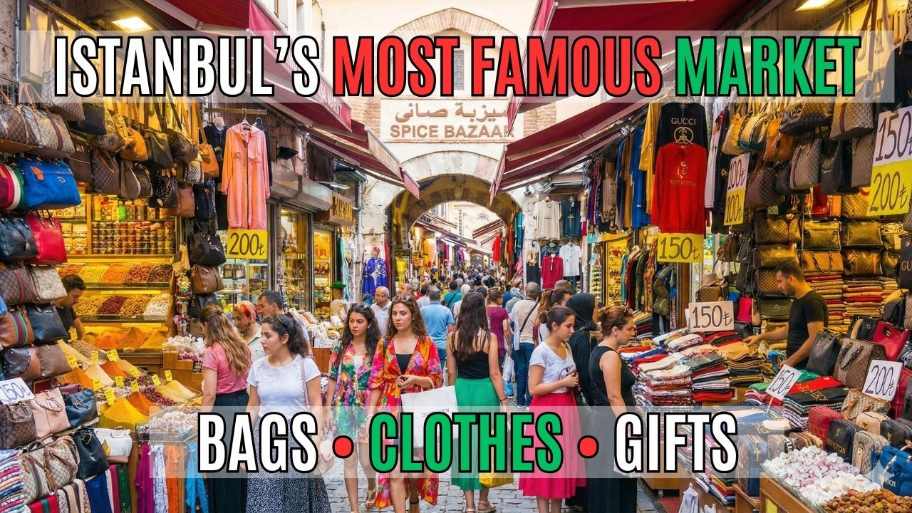 Istanbul Turkey 2026: Mahmutpaşa Bazaar to Spice Bazaar (Mısır Çarşısı) | Prices, Shops & Souvenirs