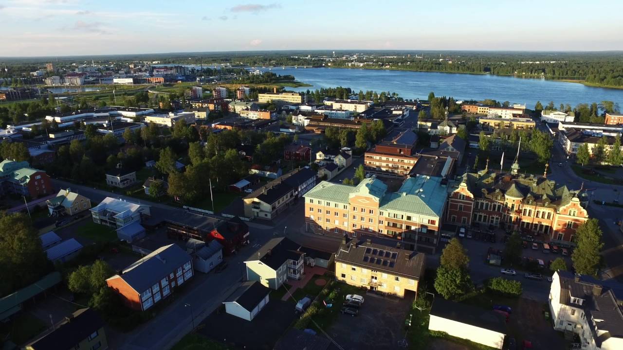The beautiful city of Haparanda captured with DJI Inspire 1