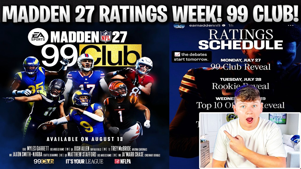 НЕДЕЛЯ РЕЙТИНГОВ В MADDEN 27! КЛУБ &laquo;99 ОБЩИЙ РЕЙТИНГ&raquo; РАСКРЫТ!