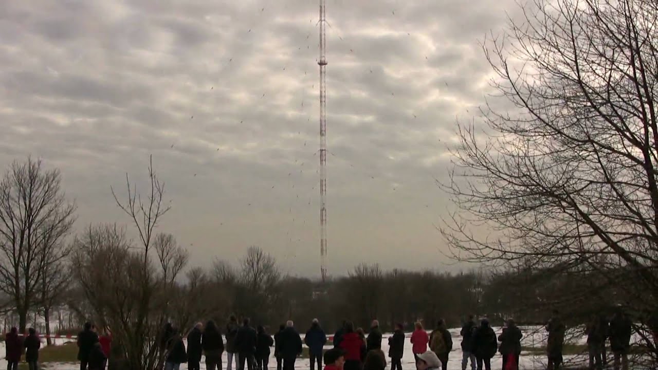 Sprengung Sendemast Bisamberg