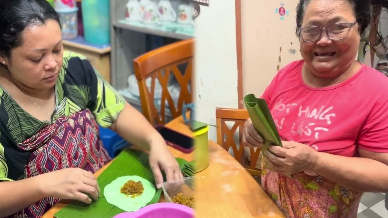 Buat Kuih Sungkoi Pandan Untuk Makan Malam