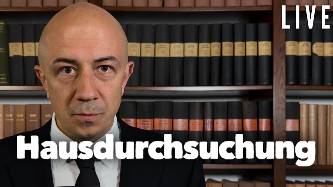 Hausdurchsuchung - Tricks und Ablauf, Live