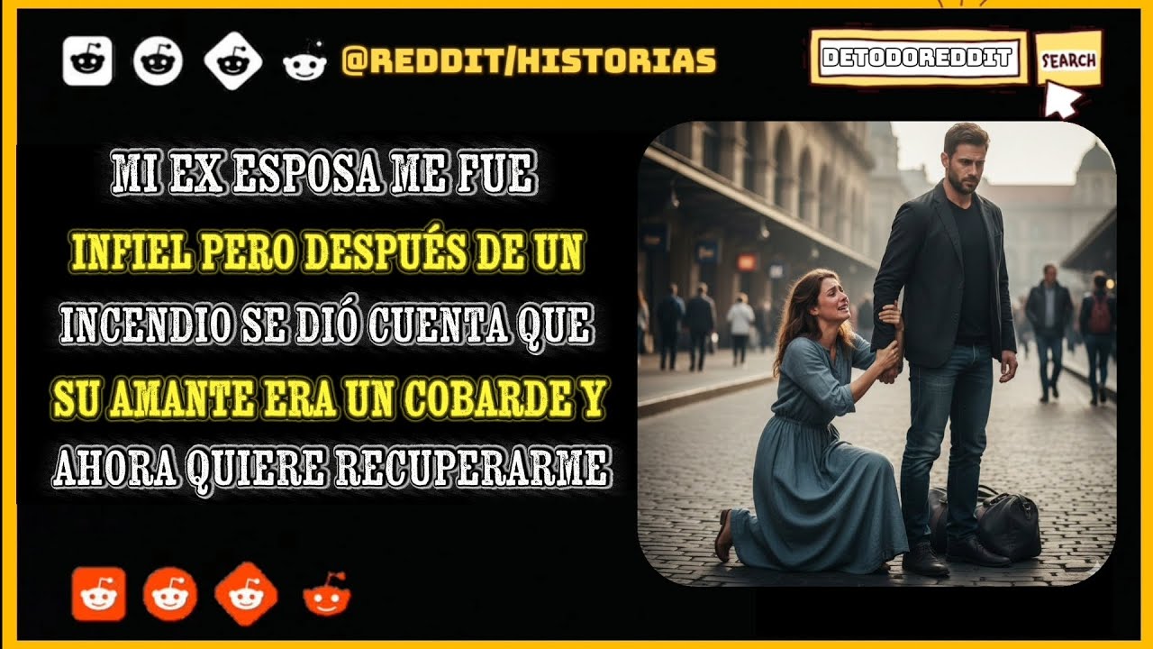 Mi ex esposa me fue infiel pero después de un incendio se dió cuenta que su amante era un cobarde...