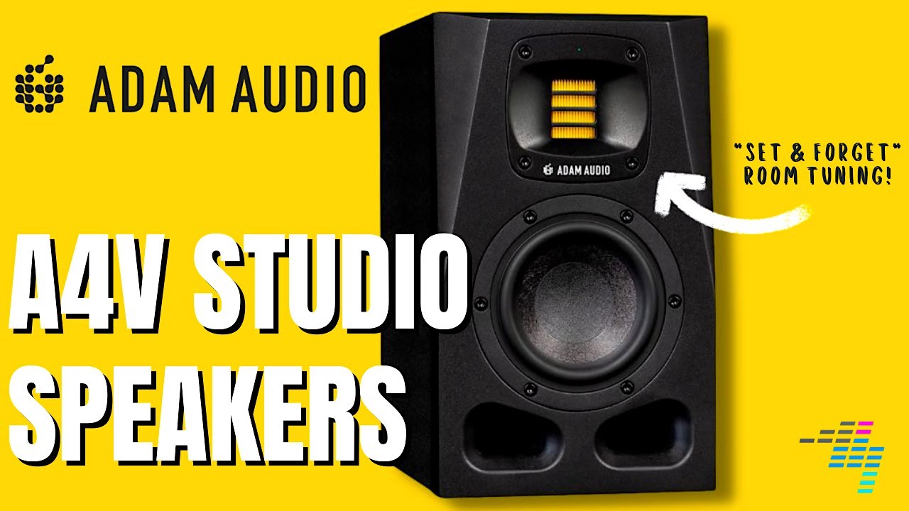 Adam Audio A4V Studio Monitors Review - Custom sound for DJs & Producers
