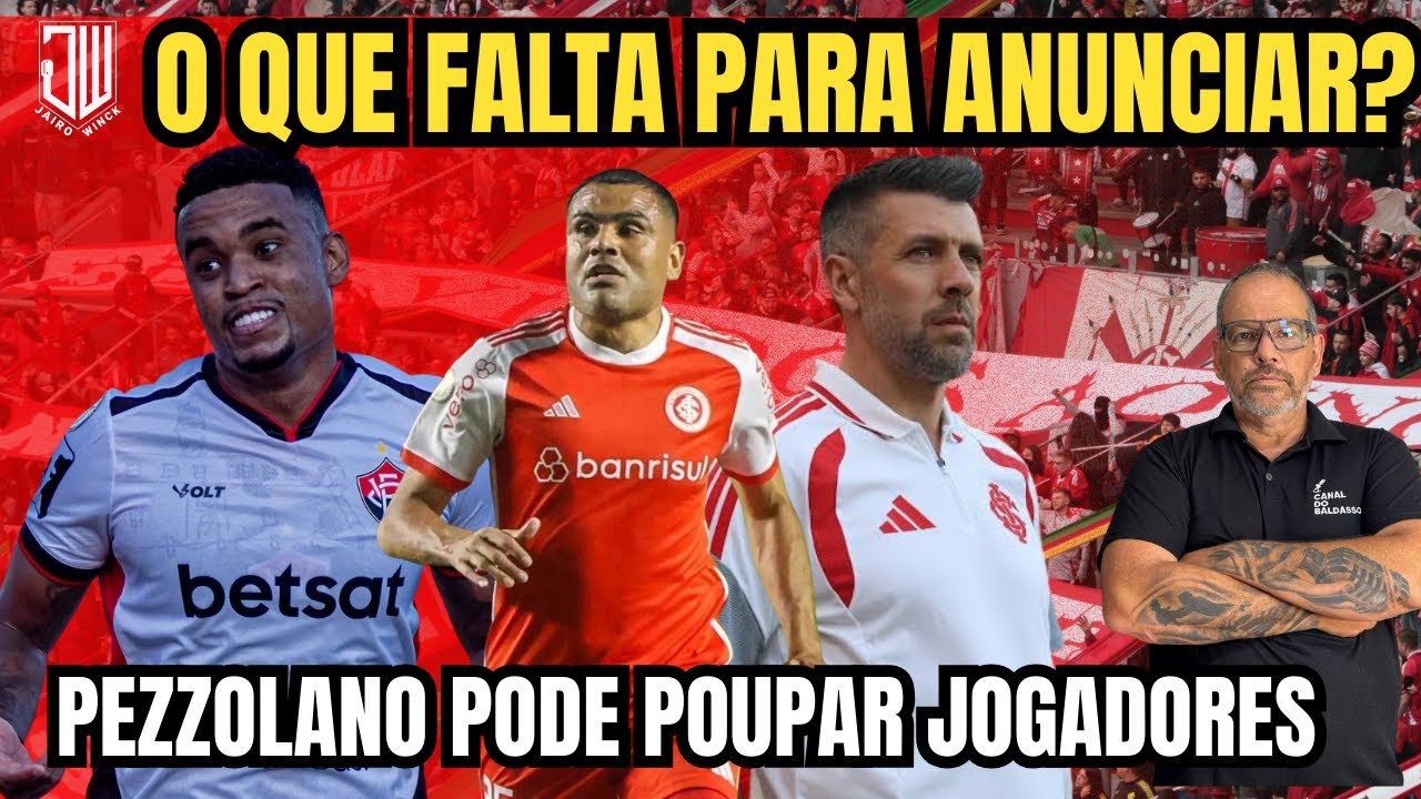 O QUE FALTA PARA ANUNCIAR? | PEZZOLANO PODE POUPAR JOGADORES | JAIRO WINCK