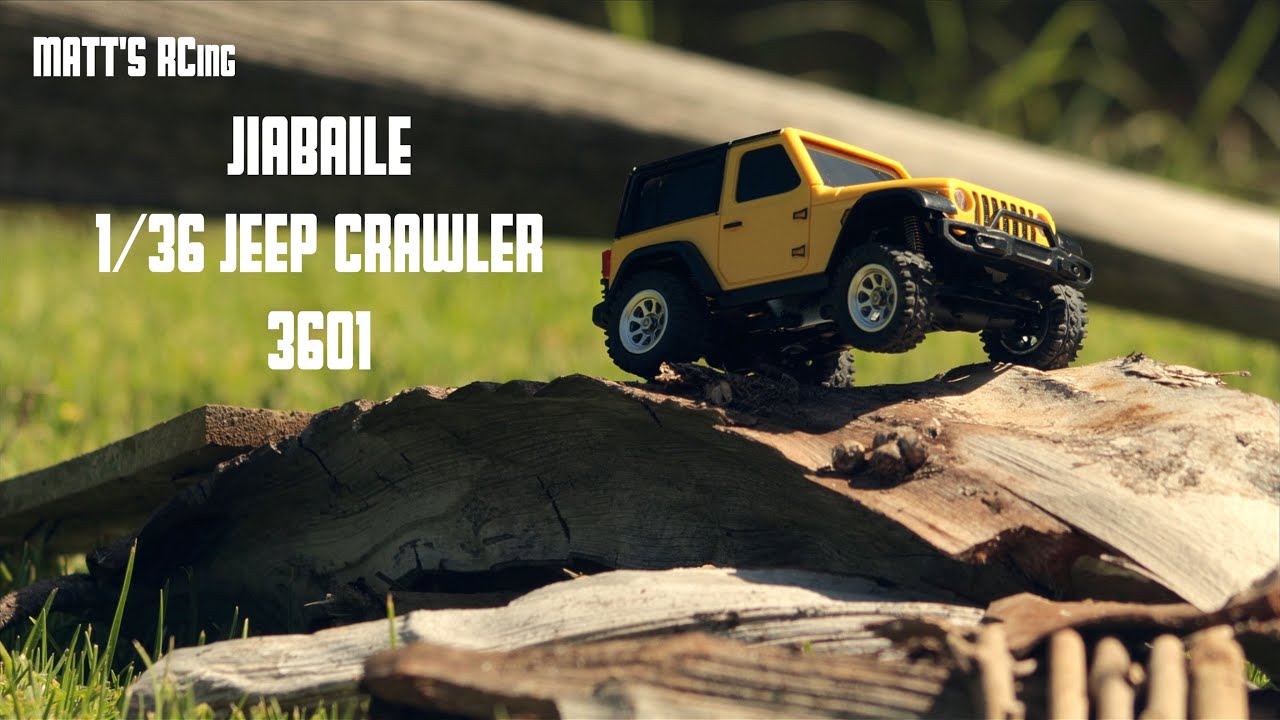 Backyard Crawling With The Jiabaile 1/36 RC Crawler Jeep 3601