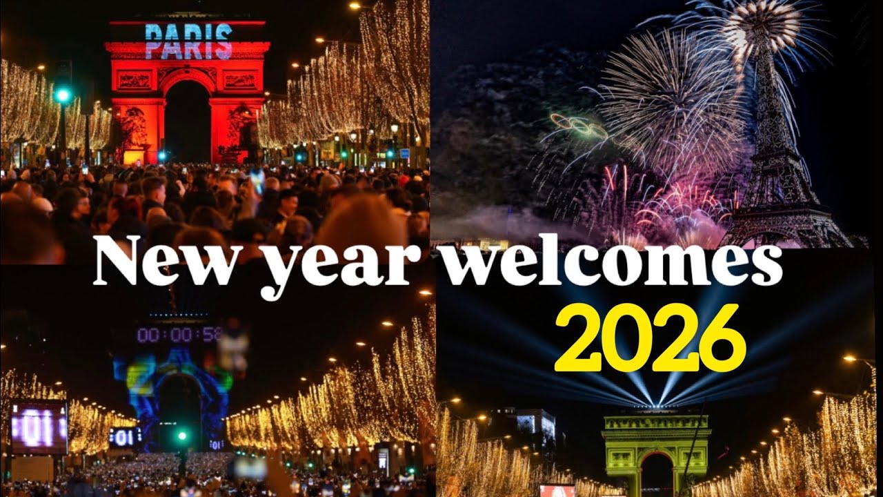 Paris  Happy New Year 2026.✨Paris New Year Highlights  2026