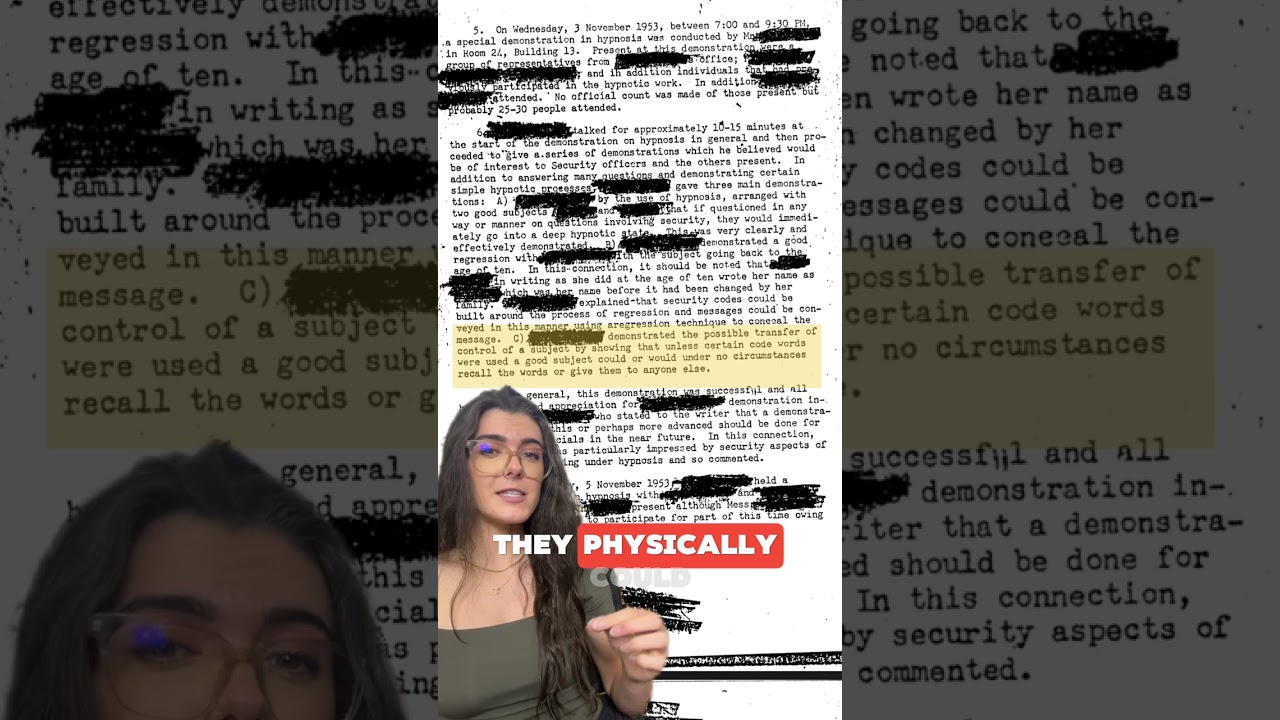 The CIA Hypnotized People?