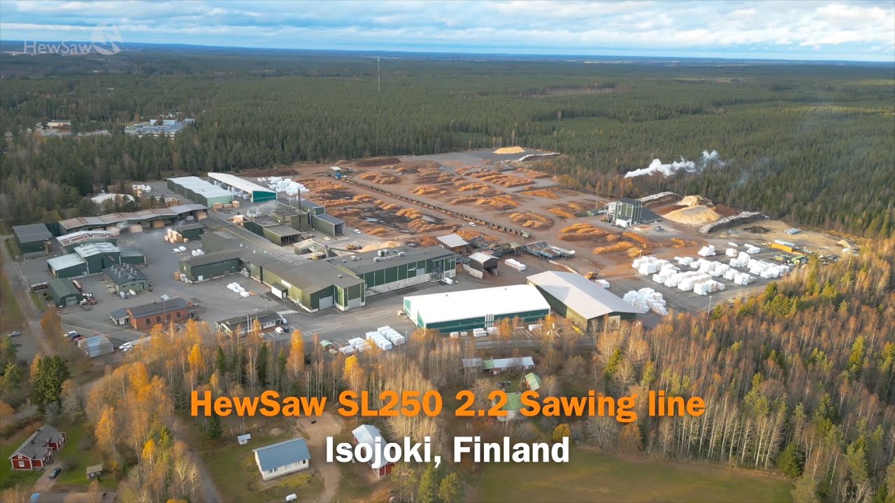 HewSaw SL250 2.2 sawline, Isojoen Saha, Isojoki, Finland