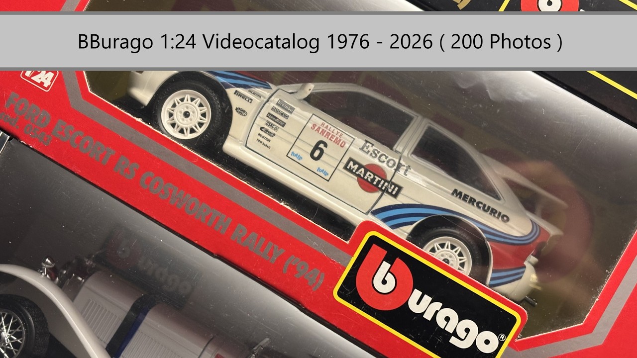 BBurago Video Catalog for Scale 1/24 Modelcars (200 photos)