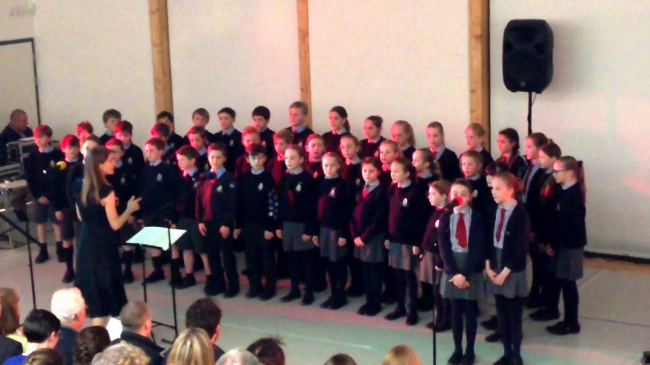 King's Hawford Senior Choir singing Over and Over Again