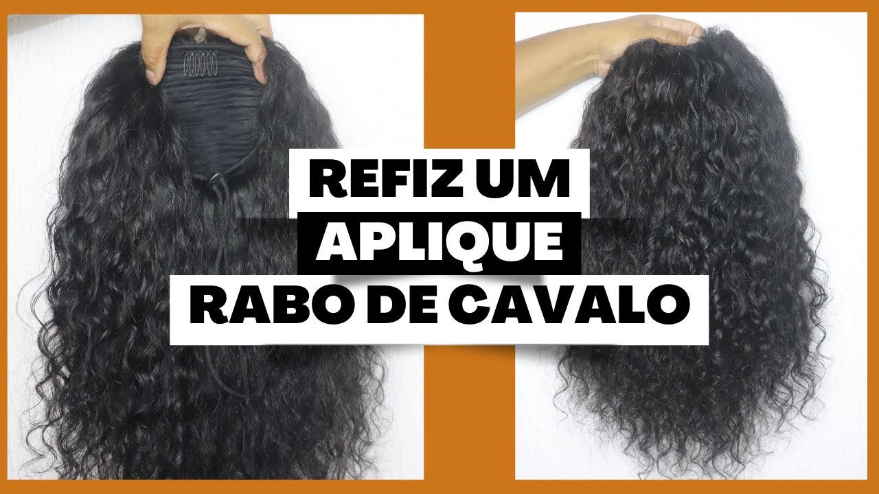 COMO FAZER APLIQUE RABO DE CAVALO LINDO E PRÁTICO | Por Alê Soares ❤