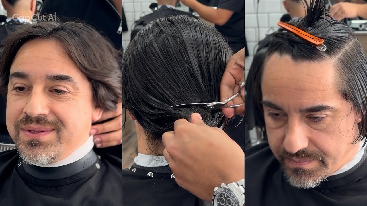 CANSADO DEL CABELLO LARGO ( corte clásico) ✂️✂️ #haircut #barbero #hairstyle #pasoapaso #tutorial 