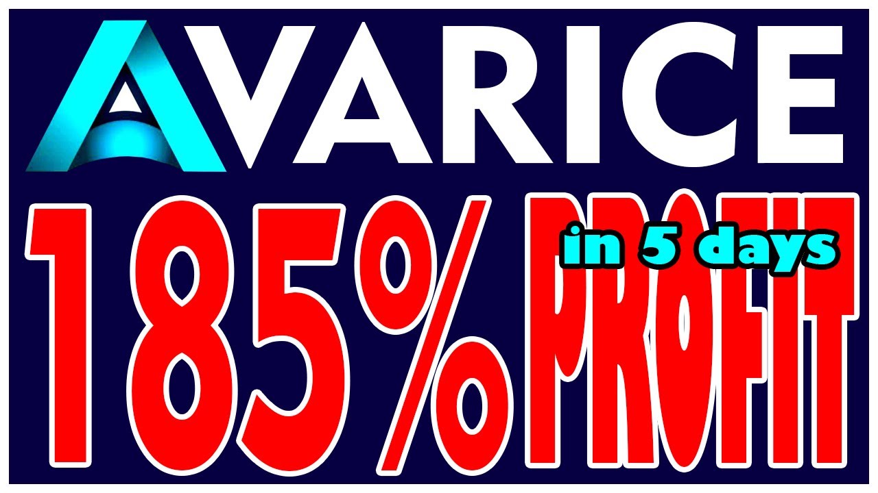 Проект Avarice дает мне 185% прибыли всего за 5 дней.