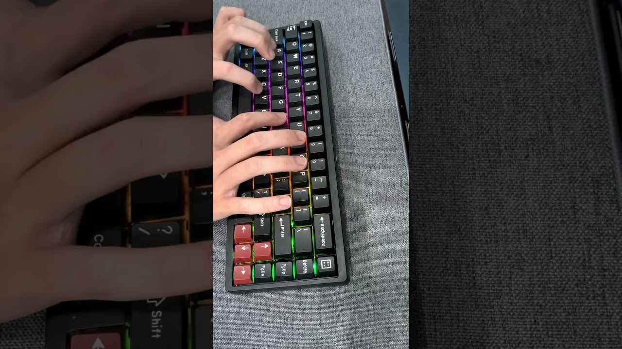 Best budget custom aluminum custom keyboard Lucky65 R2 sound test 