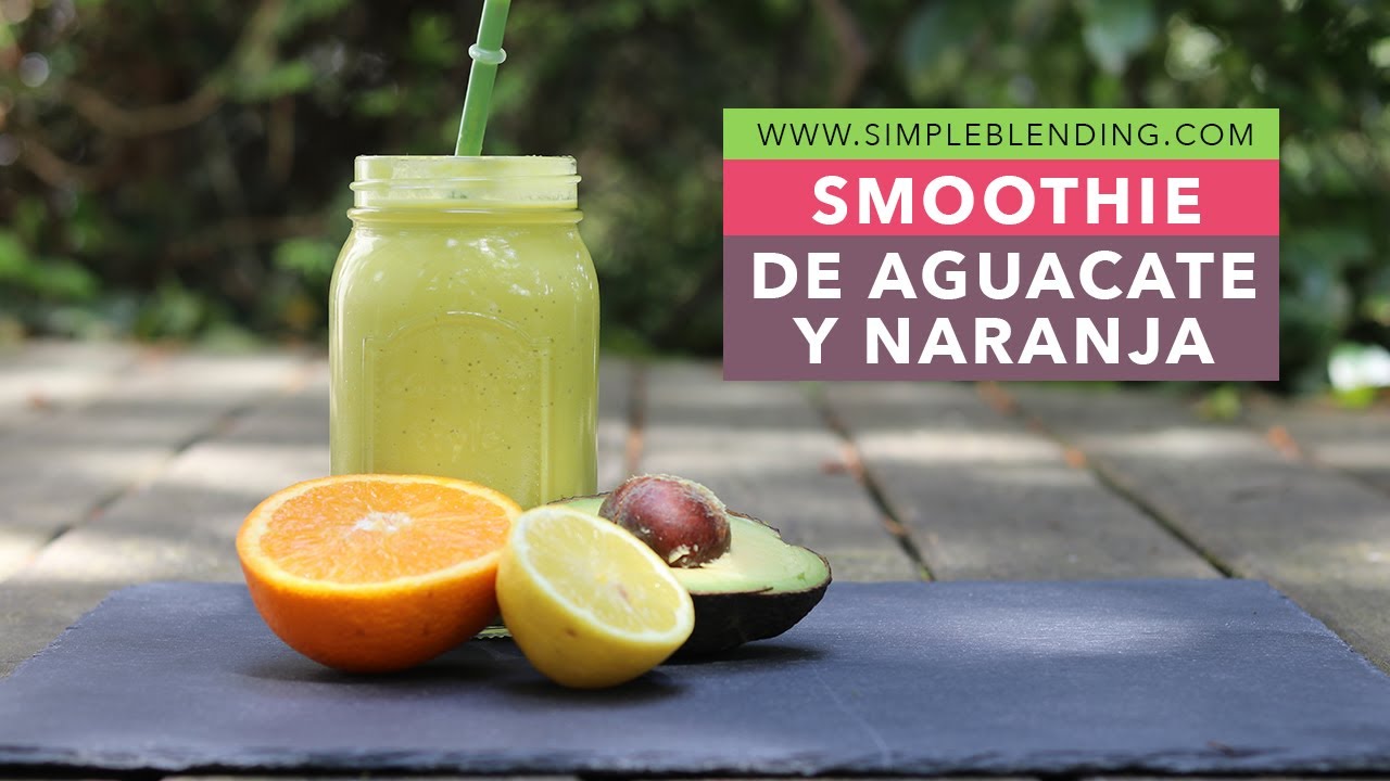 BATIDO CREMOSO CON NARANJA | Receta de smoothie para el desayuno | Smoothie fácil y rico