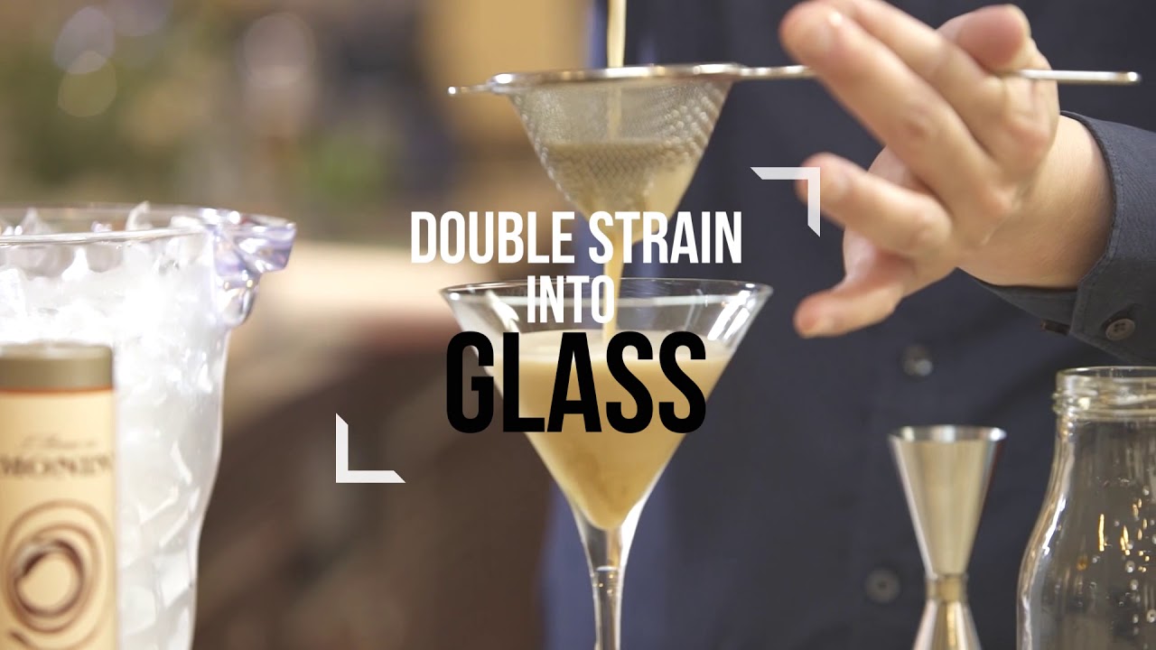 Salted Caramel Espresso Martini with MONIN Salted Caramel syrup - English