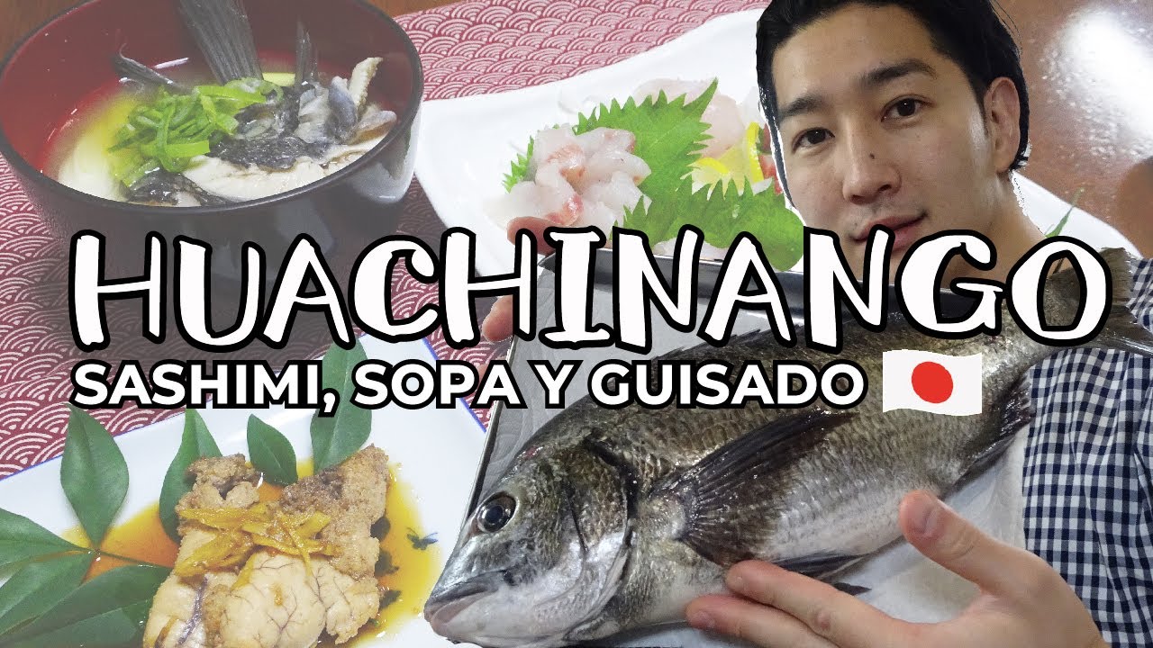 HUACHINANGO - SASHIMI, SOPA Y GUISAGO
