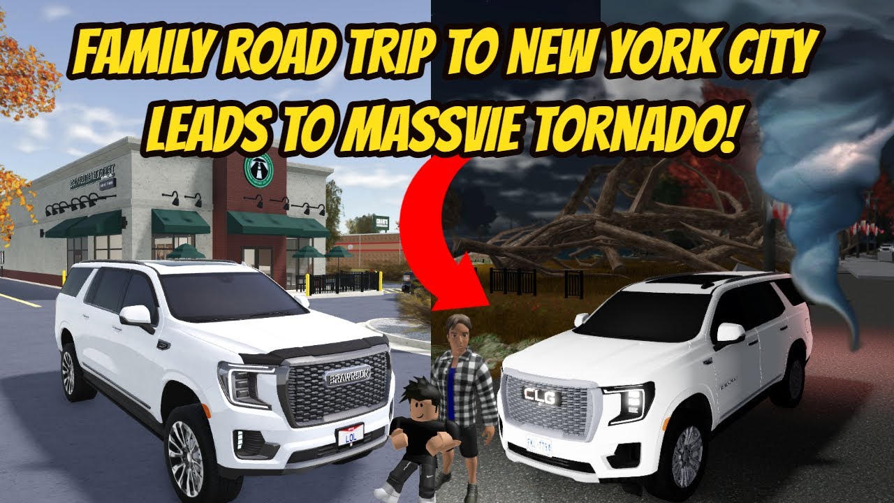 Greenville, Wisc Roblox l Family Camping Road Trip to New York City - TORNADO Roleplay
