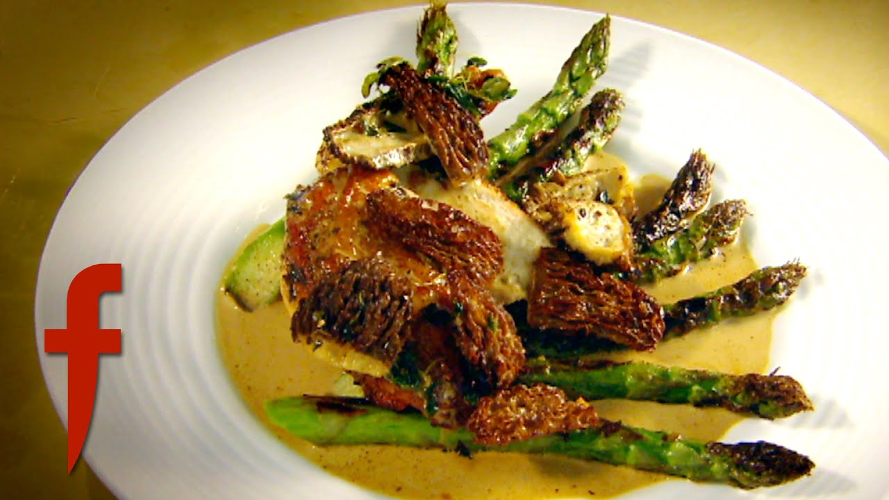 Pan-Fried Chicken Breast with Asparagus and Morel Sauce | Gordon Ramsay's The F Word Season 3