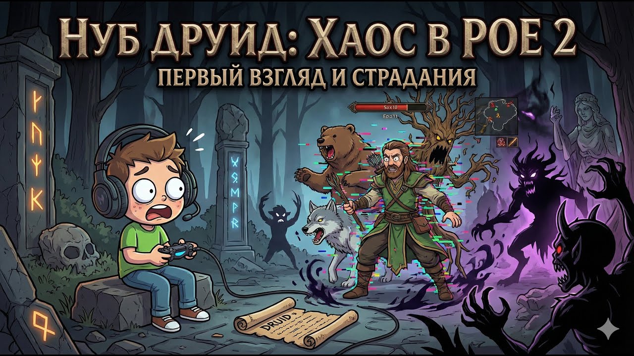 Абсолютный чайник за Друида в ПОЕ 2 (Path of exile 2)