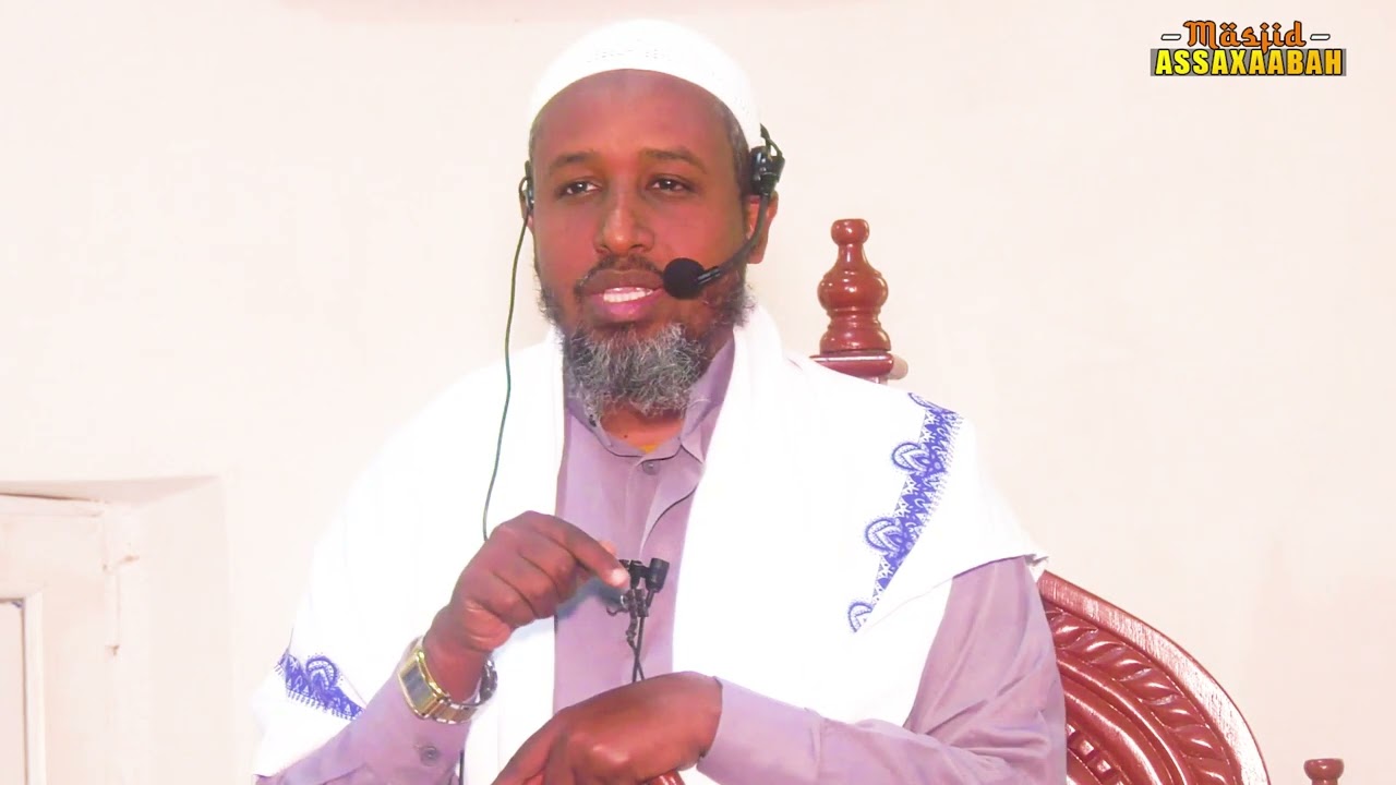 Khudbo Macaasida iyo Dunuubta Cuqubooyinka Ka Dhasha Sh Xasan Kaafi