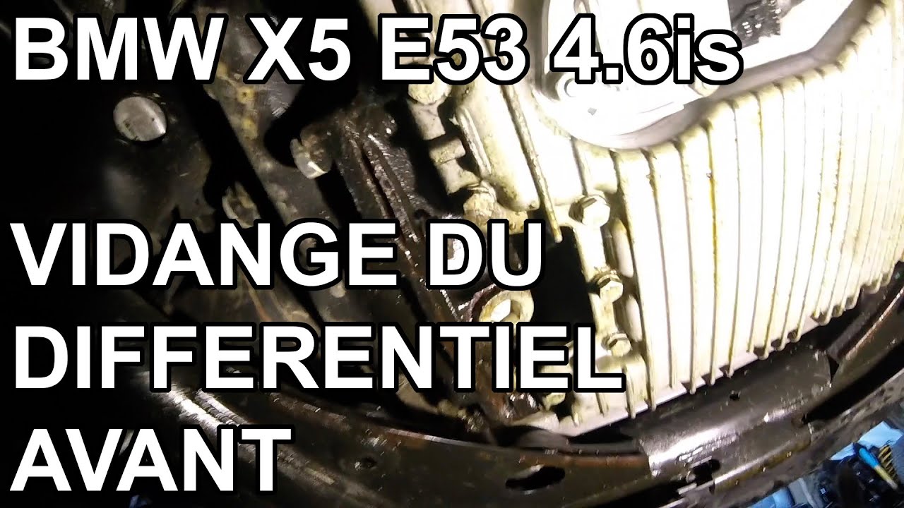 BMW X5 E53 - Vidange du différentiel avant