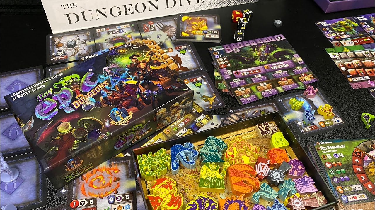 Tiny Epic Dungeons - An Abundance of Icons, Decisions, Challenge and Dungeon Diving Fun