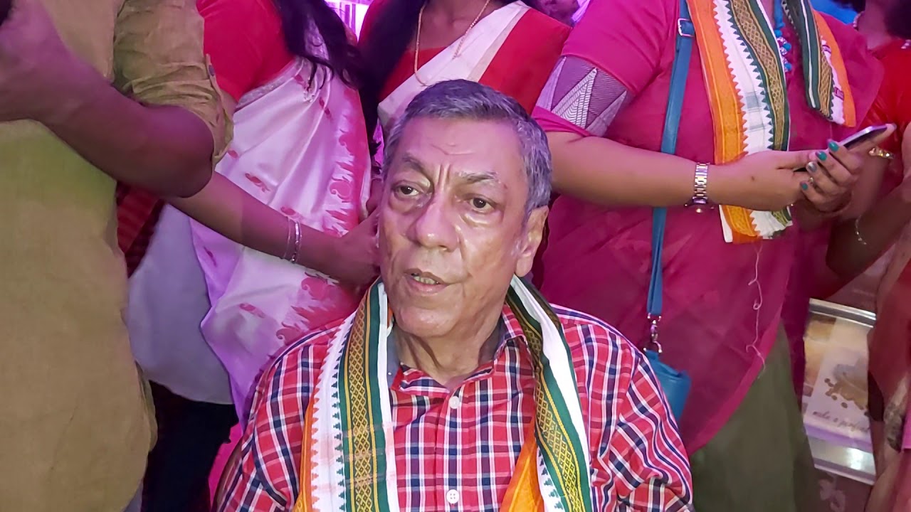 What did actor Biplab Chatterjee say in a puja inauguration after coming to Nadia?