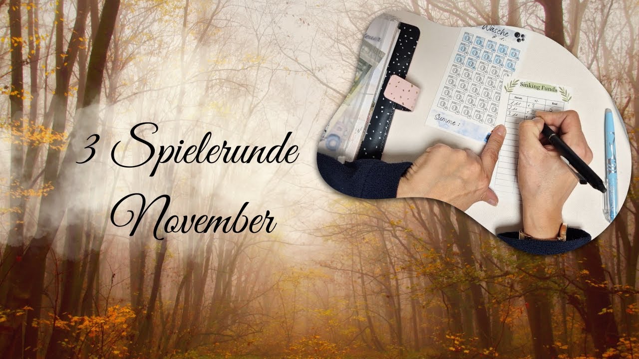 3 Spielerunde🍂🍁 | November | 🍂🍁  #umschlagmethode #challenge #sparen #budgeting