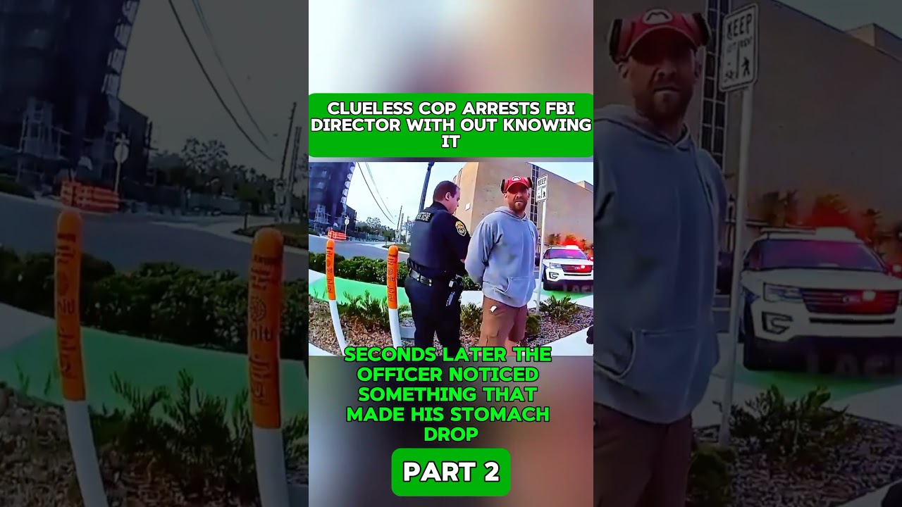 CLUELESS COP ARRESTS FBI DIRECTOR'S WITH OUT KNOWING IT #cops