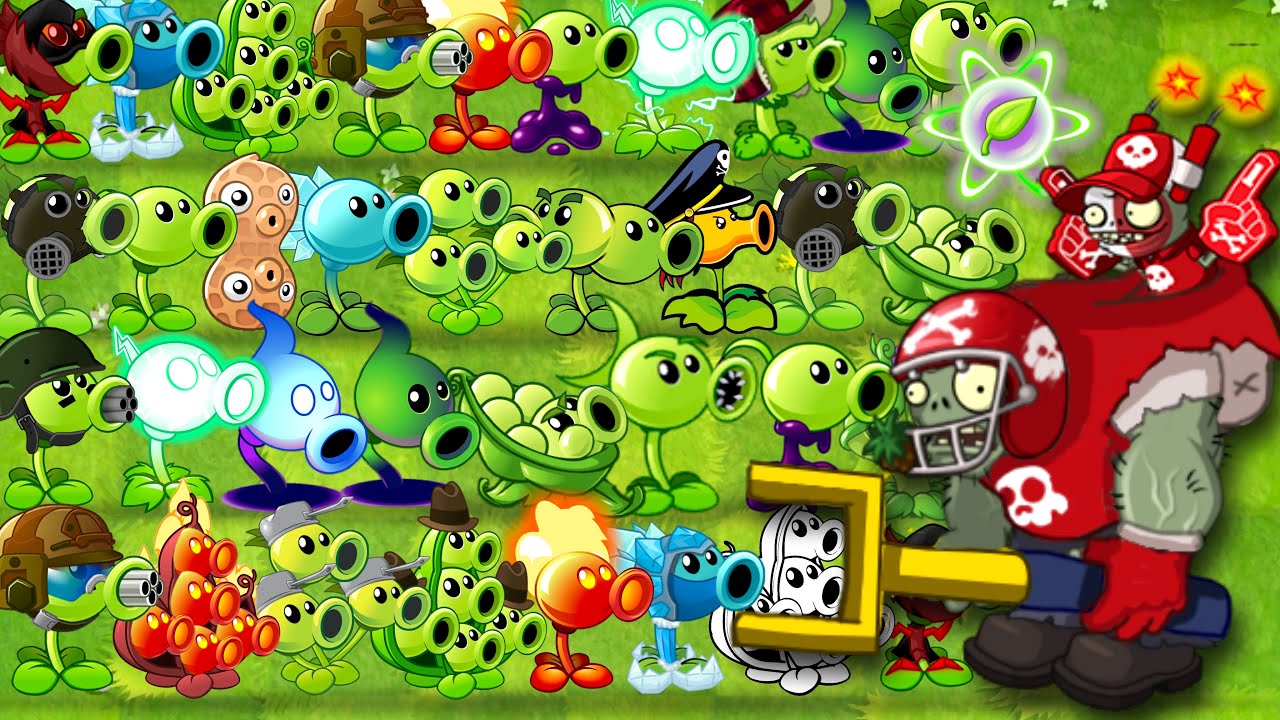 Every Plant Power Up vs All Star Zombie in Plants vs Zombies 2 Gameplay 2020