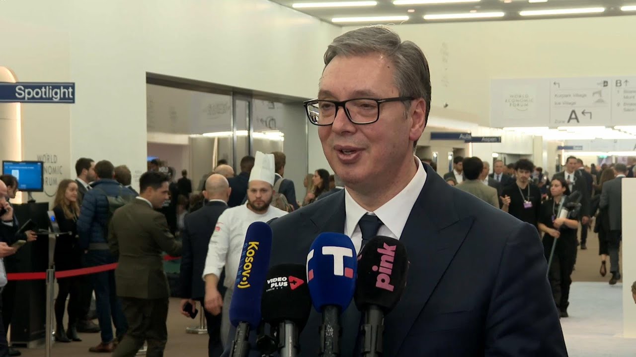 Obraćanje medijima predsednika Srbije