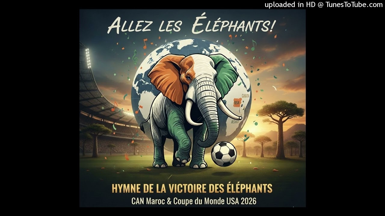 🚨Allez les éléphants de Côte-d‘ivoire:Can 2025 et Mondial 2026 (clip officiel)