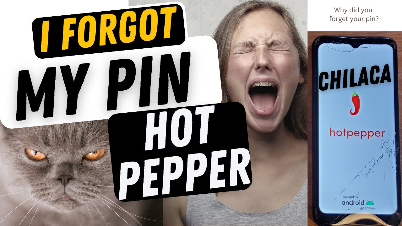 I Forgot my Pin Pattern or Password Hot Pepper Chilaca 🌶