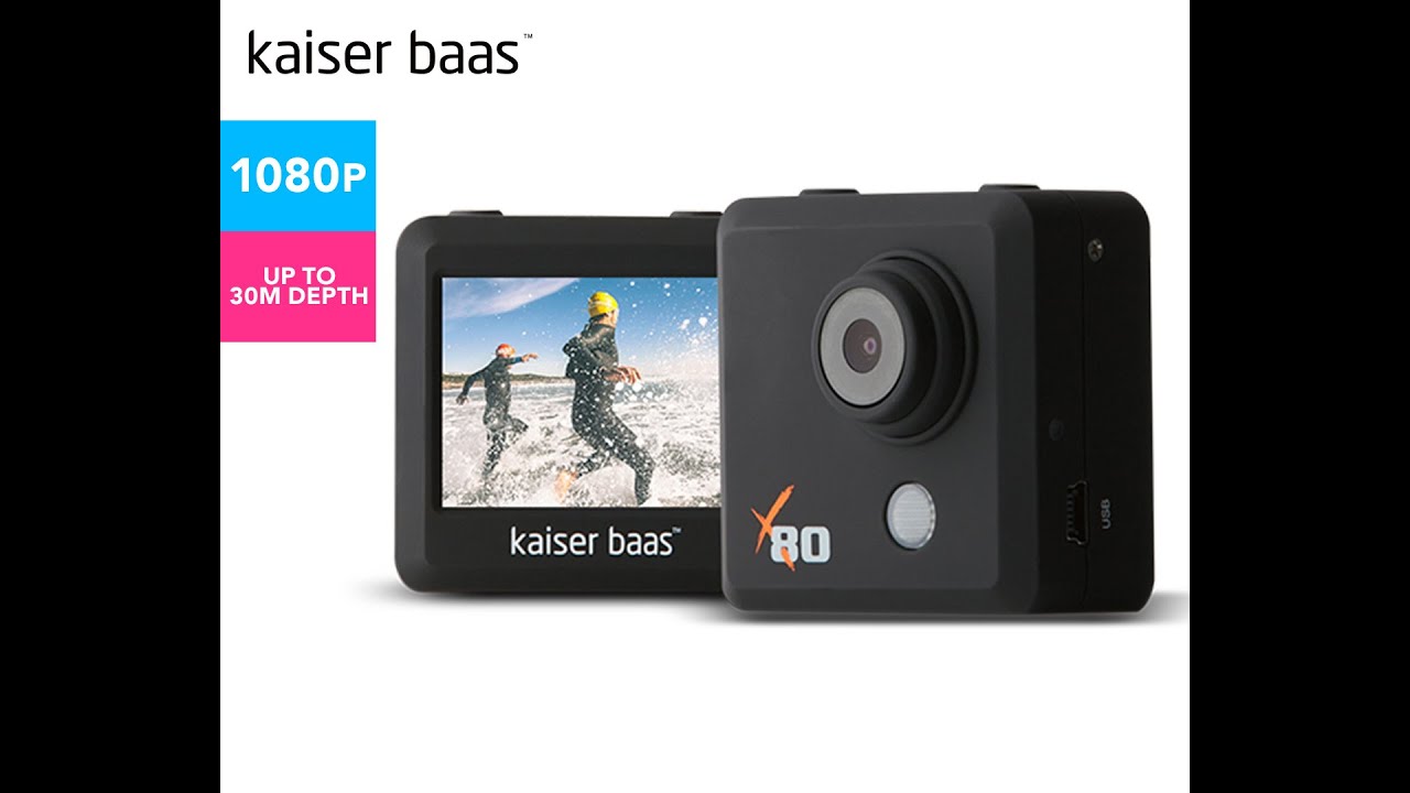 KAISER BAAS X80 action camera Unboxing