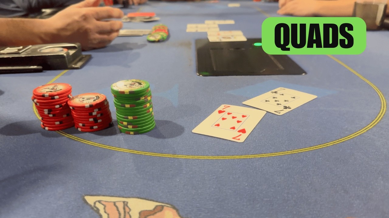 Turning Quads And Raising HUGE !!! -  Kyle Fischl Poker Vlog Ep 248