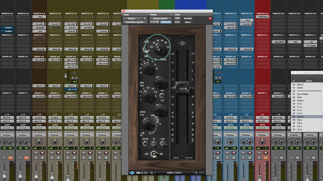 UA Helios Type 69 EQ and Preamp - Mixing With Mike Plugin of the Week