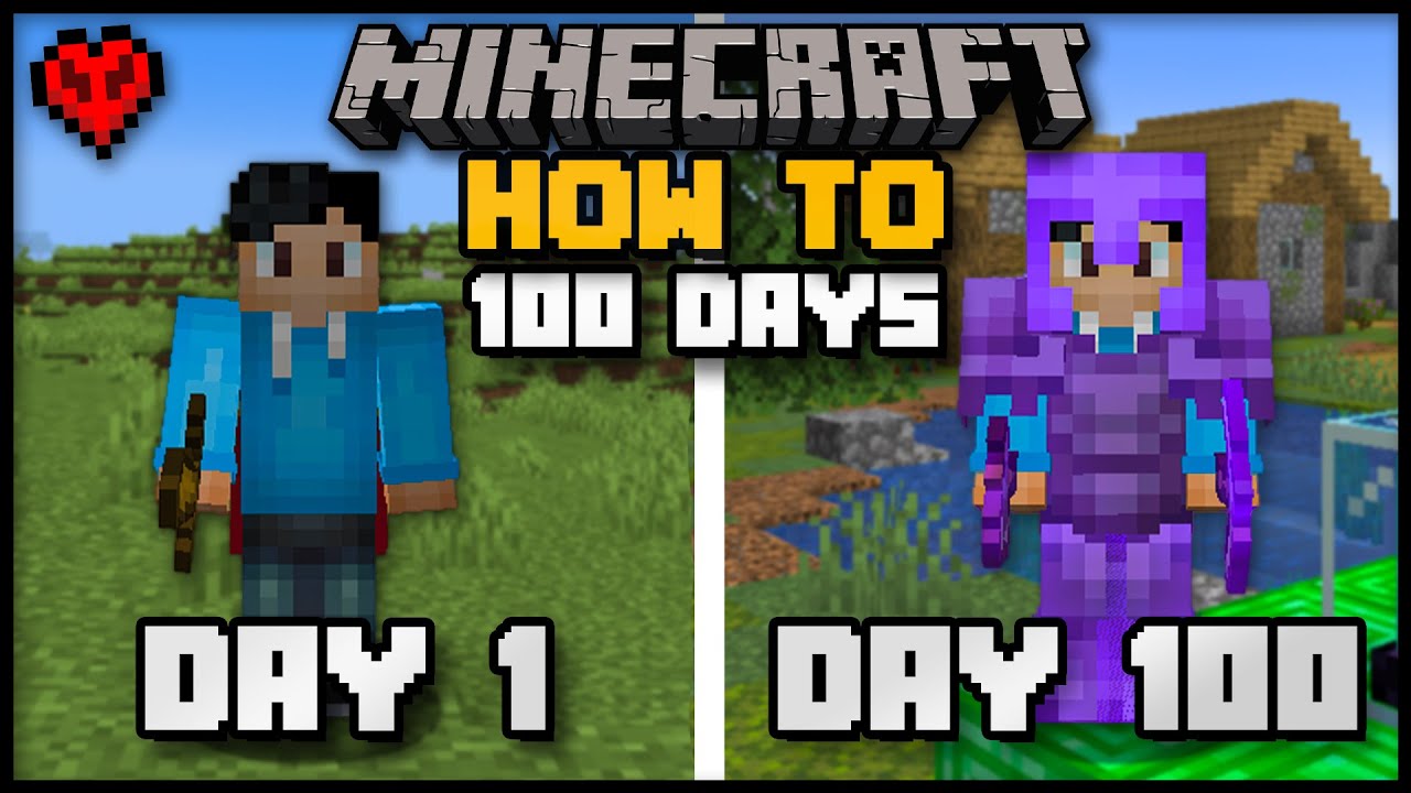 КАК ВЫЖИТЬ в первые 100 дней в хардкорном Minecraft