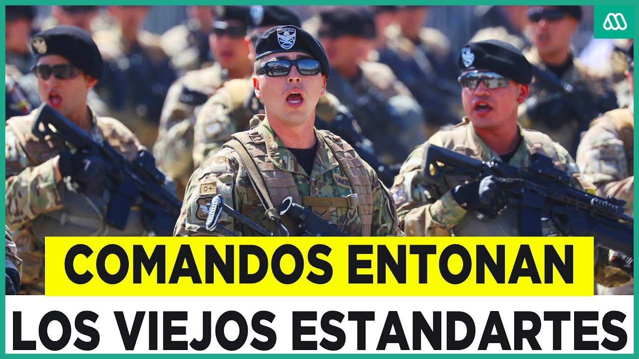 ¡Pelos de punta! Boinas negras el Ejército entonan “Los Viejos Estandartes” a viva voz